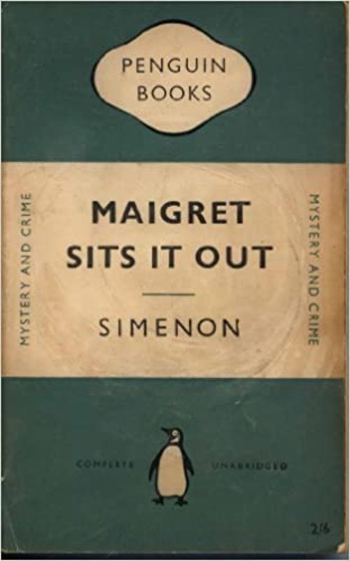 Book cover for "Maigret Sits it Out" by Georges Simenon