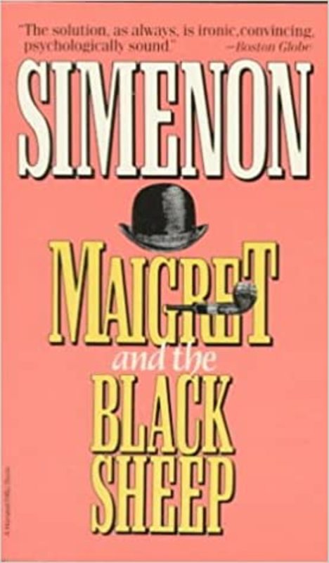 Book cover for "Maigret and the Black Sheep" by Georges Simenon