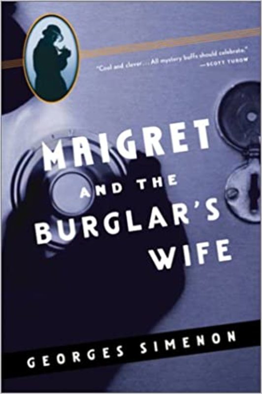 Book cover for "Maigret and the Burglar's Wife" by Georges Simenon