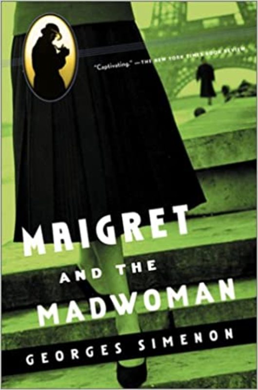 Book cover for "Maigret and the Madwoman" by Georges Simenon