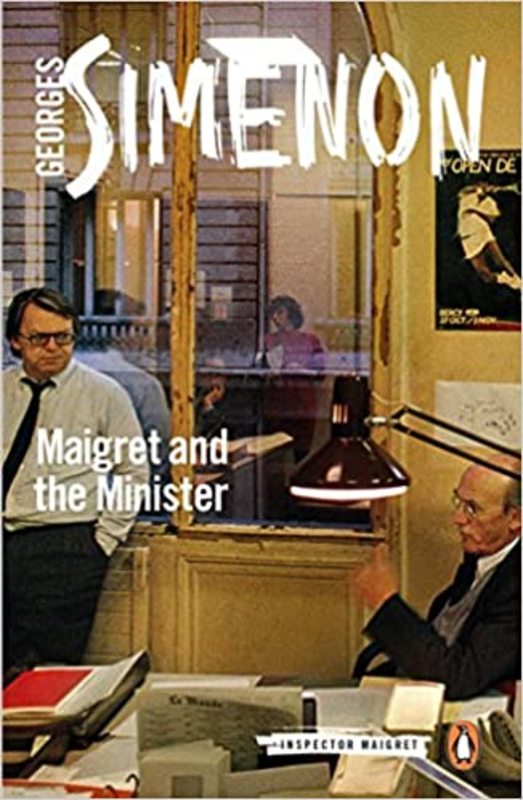 Book cover for "Maigret and the Minister" by Georges Simenon