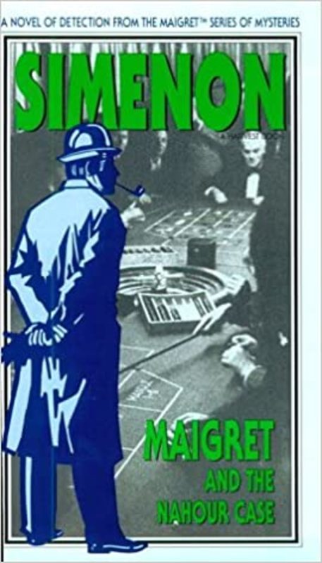 Book cover for "Maigret and the Nahour Case" by Georges Simenon
