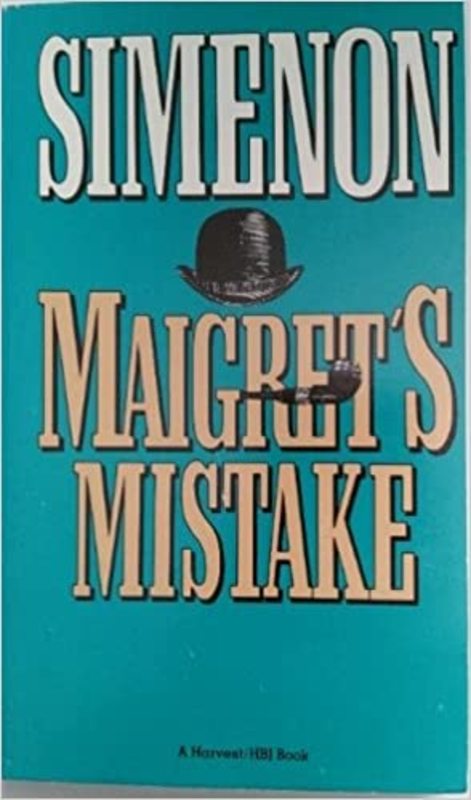 Book cover for "Maigret's Mistake" by Georges Simenon