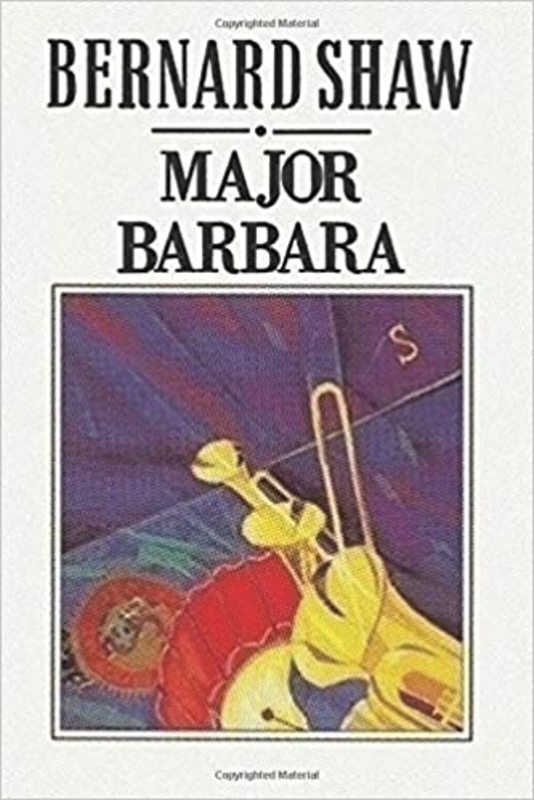 Book cover for "Major Barbara" by George Bernard Shaw