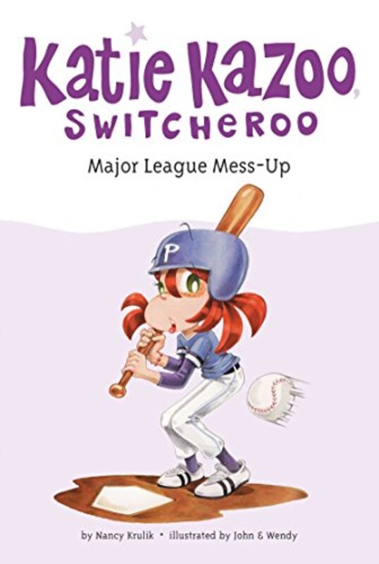 Book cover for "Major League Mess-Up" by Nancy Krulik