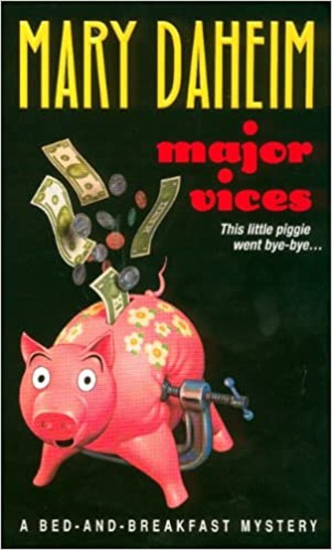 Book cover for "Major Vices" by Mary Daheim