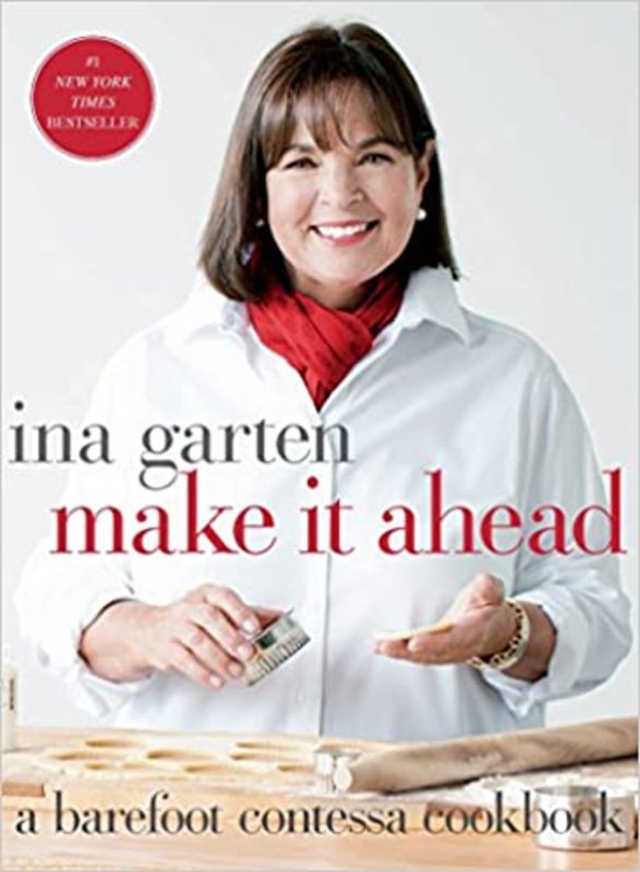Book cover for "Make It Ahead" by Ina Garten