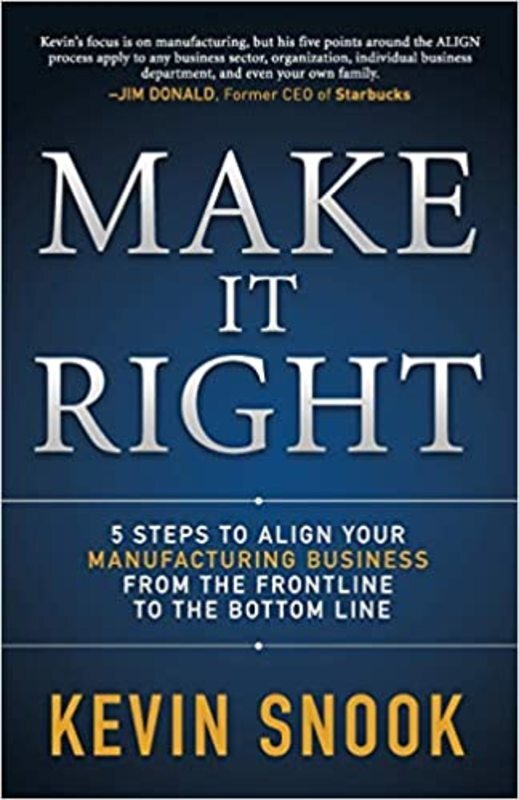 Book cover for "Make It Right" by Kevin Snook