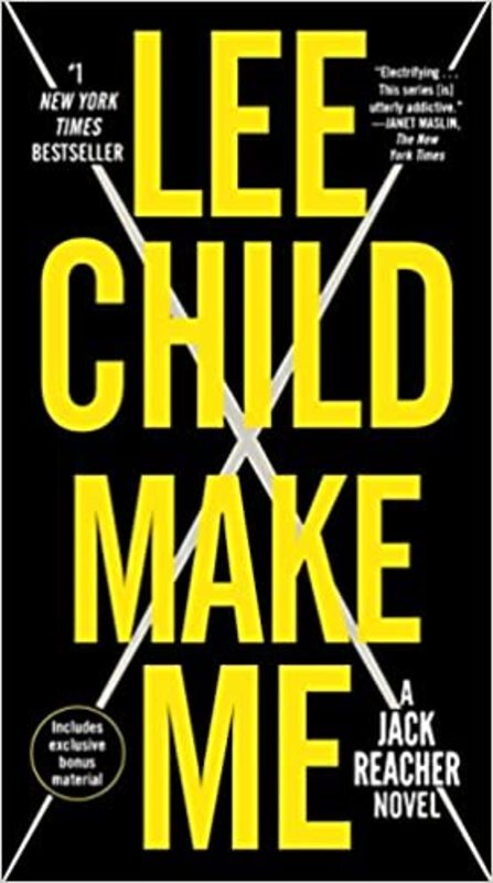 Book cover for "Make Me" by Lee Child