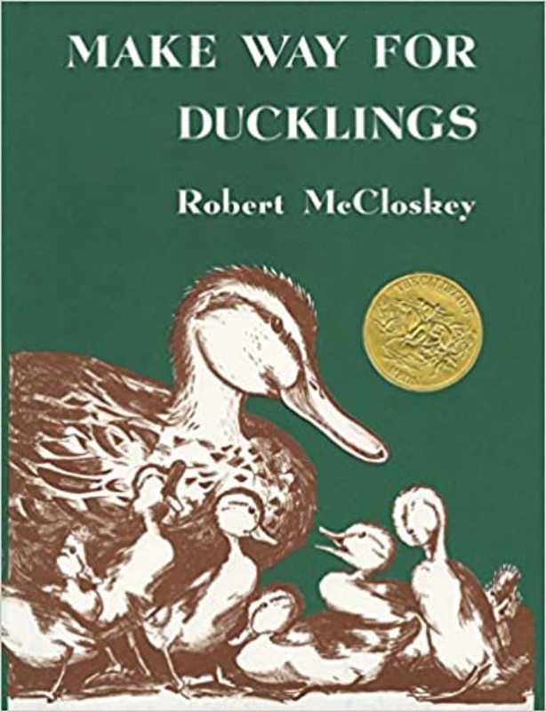 Book cover for "Make Way for Ducklings" by Robert McCloskey