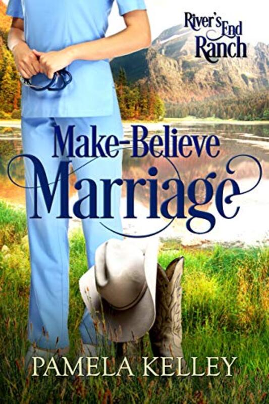Book cover for "Make-Believe Marriage" by Pamela M Kelley