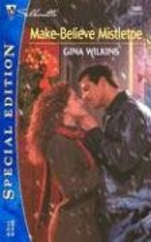 Book cover for "Make-Believe Mistletoe" by Gina Ferris Wilkins
