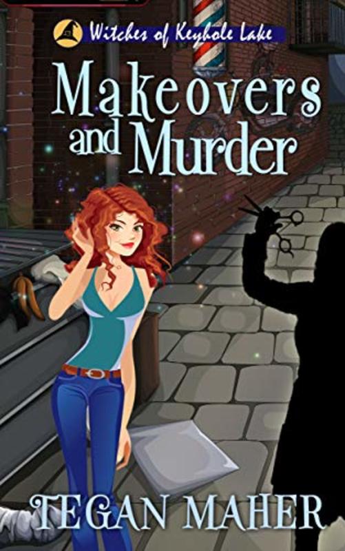 Book cover for "Makeovers and Murder" by Tegan Maher