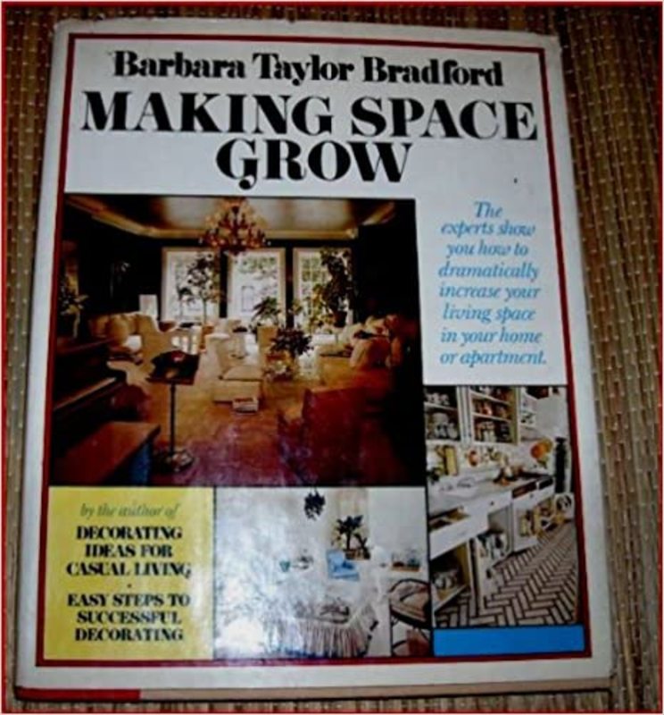 Book cover for "Making Space Grow" by Barbara Taylor Bradford