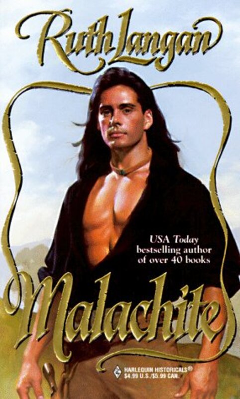 Book cover for "Malachite" by Ruth Langan