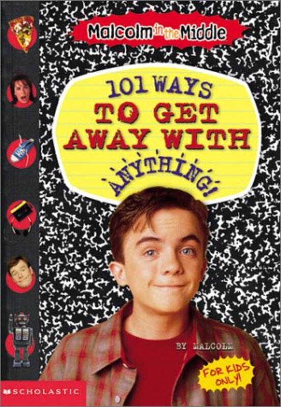 Book cover for "Malcolm's Really Useful Guide to Getting Away with Anything!" by David Levithan