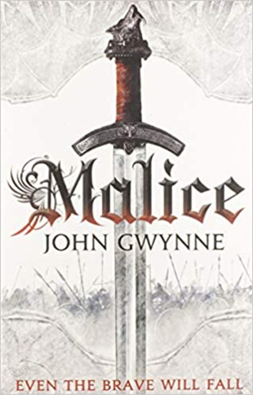 Book cover for "Malice" by John Gwynne
