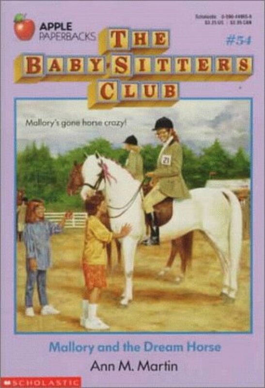 Book cover for "Mallory and the Dream Horse" by Ann M Martin