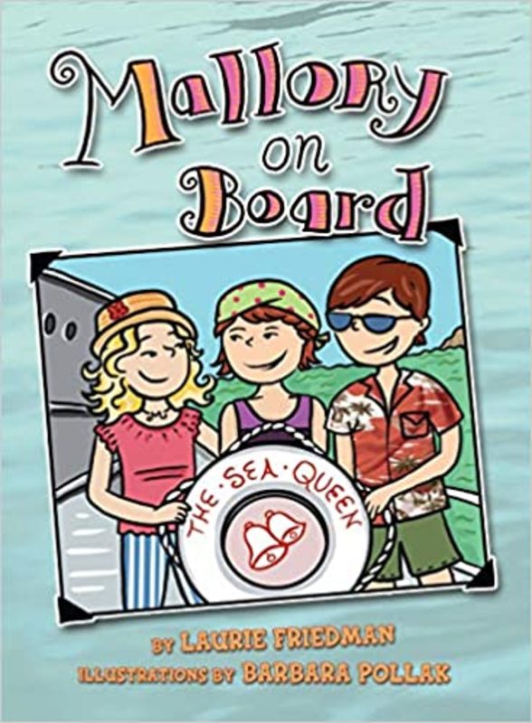 Book cover for "Mallory on Board" by Laurie Friedman