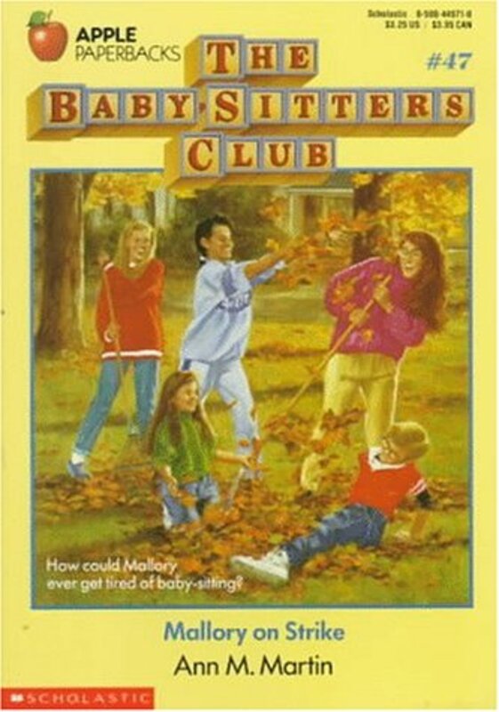 Book cover for "Mallory on Strike" by Ann M Martin