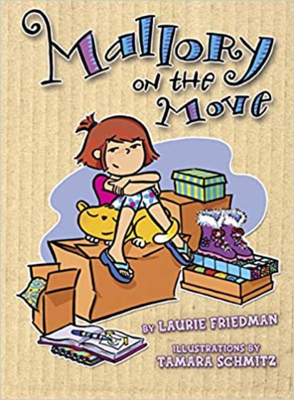 Book cover for "Mallory on the Move" by Laurie Friedman