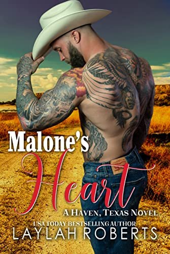 Book cover for "Malone's Heart" by Laylah Roberts