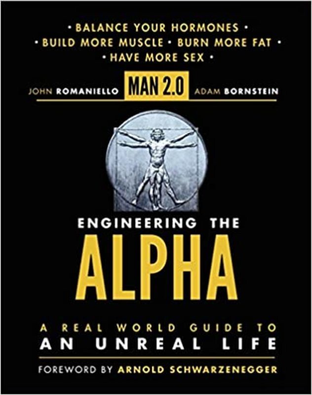 Book cover for "Man 2.0: Engineering the Alpha" by John Romaniello