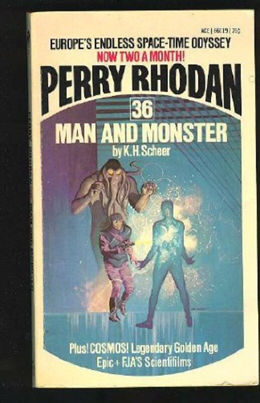 Book cover for "Man And Monster" by Kurt Brand