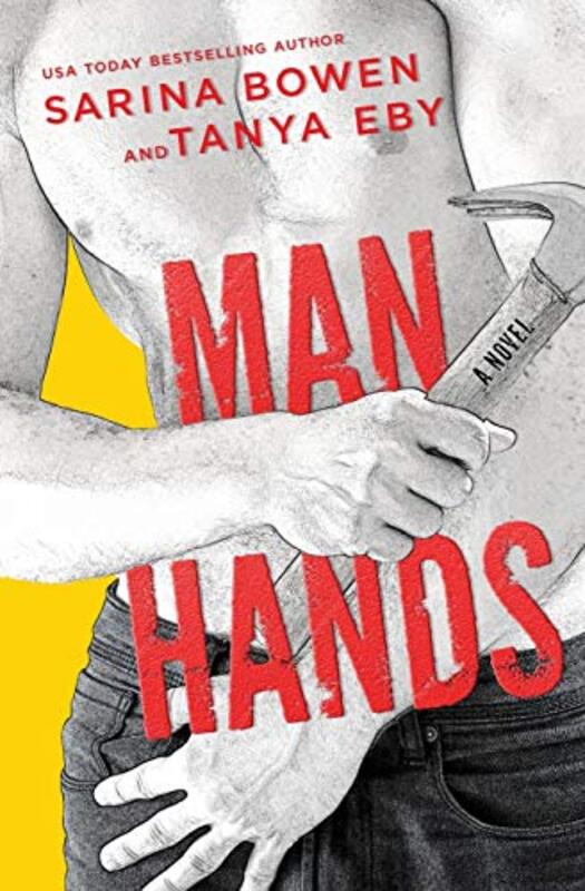 Book cover for "Man Hands" by Sarina Bowen