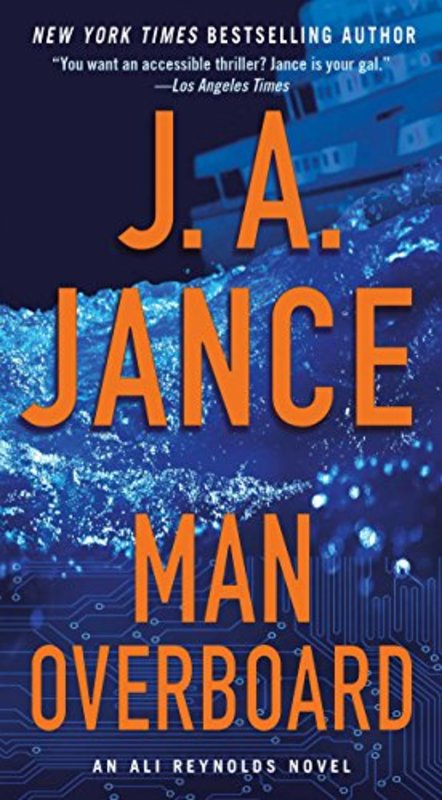 Book cover for "Man Overboard" by J. A. Jance