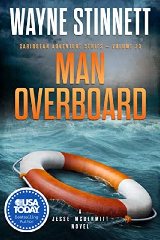 Book cover for "Man Overboard" by Wayne Stinnett