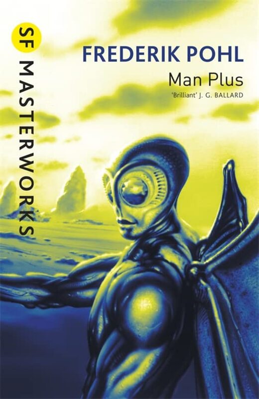 Book cover for "Man Plus" by Frederik Pohl