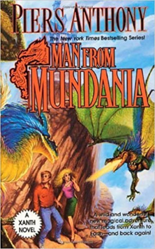 Book cover for "Man from Mundania" by Piers Anthony