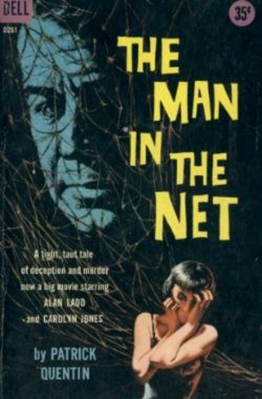 Book cover for "Man in the Net" by Patrick Quentin