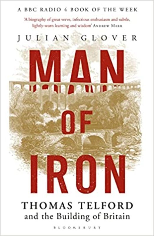 Book cover for "Man of Iron" by Julian Glover
