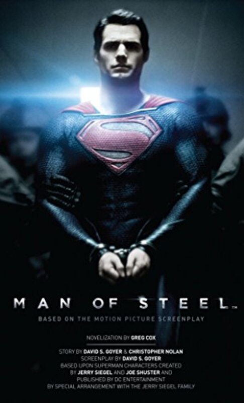 Book cover for "Man of Steel" by Greg Cox