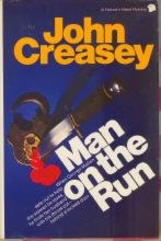Book cover for "Man on the Run" by John Creasey