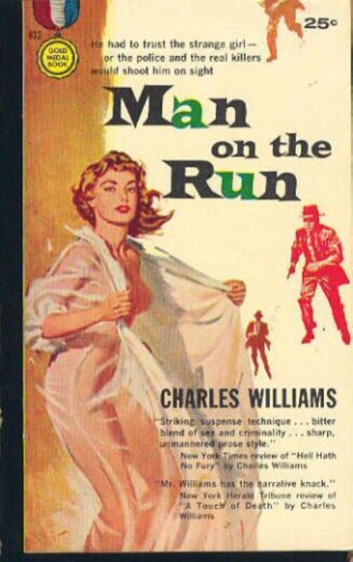 Book cover for "Man on the Run -Canc" by Charles Williams