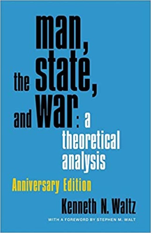 Book cover for "Man, the State, and War" by Kenneth Waltz
