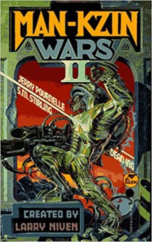 Book cover for "Man-Kzin Wars II" by Larry Niven