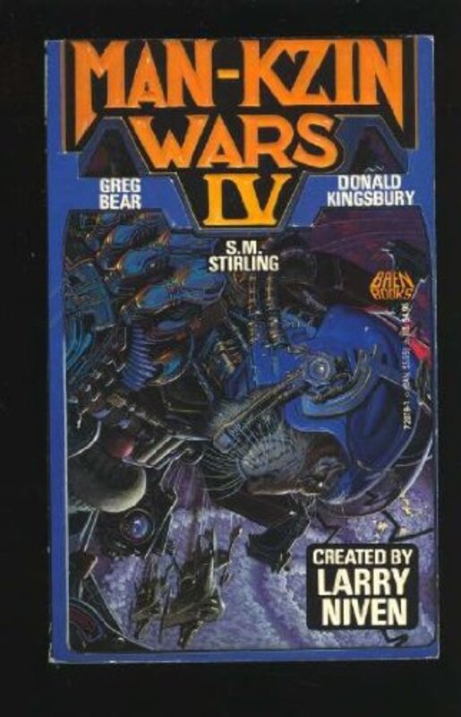 Book cover for "Man-Kzin Wars IV" by Larry Niven