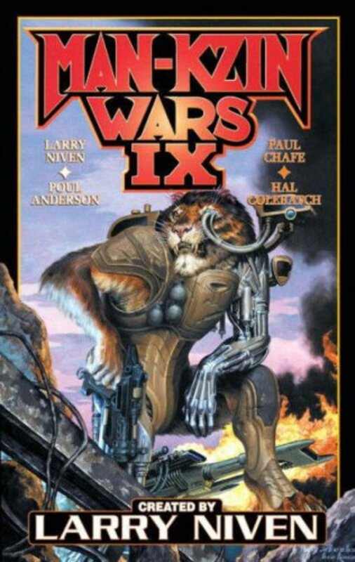 Book cover for "Man-Kzin Wars IX" by Larry Niven