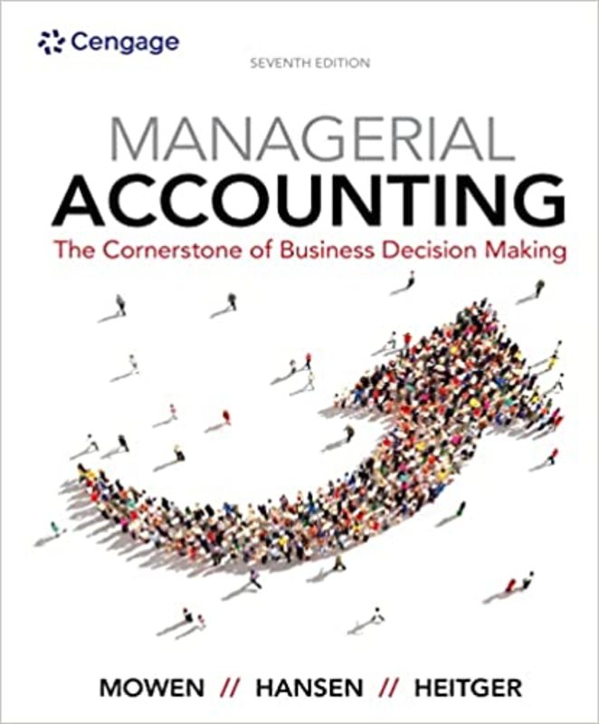 Book cover for "Managerial Accounting" by Maryanne M. Mowen