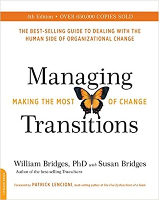 Book cover for "Managing Transitions" by William Bridges