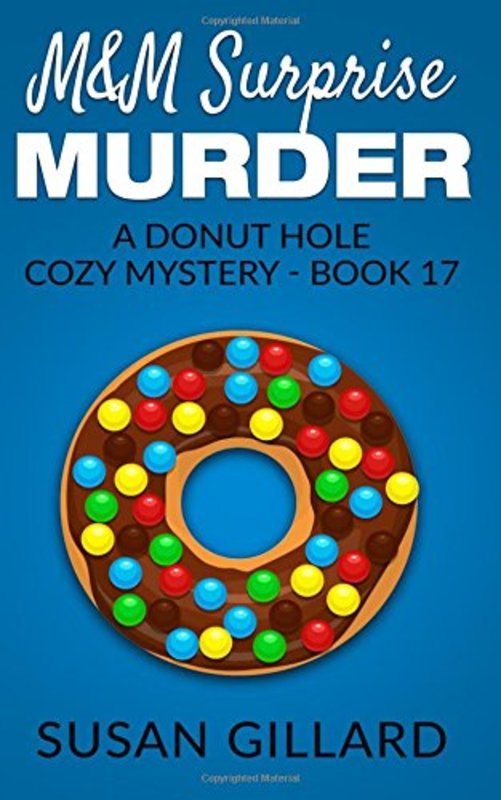 Book cover for "MandM Surprise Murder" by Susan Gillard