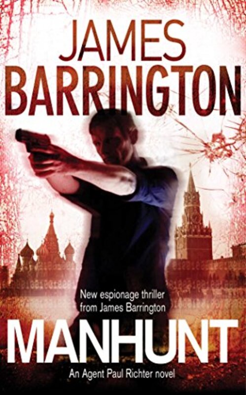 Book cover for "Manhunt" by James Barrington