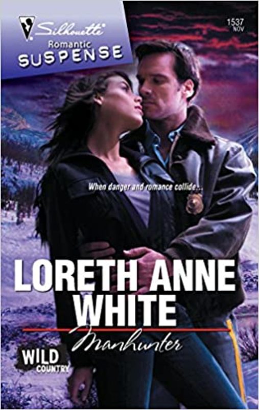 Book cover for "Manhunter" by Loreth Anne White