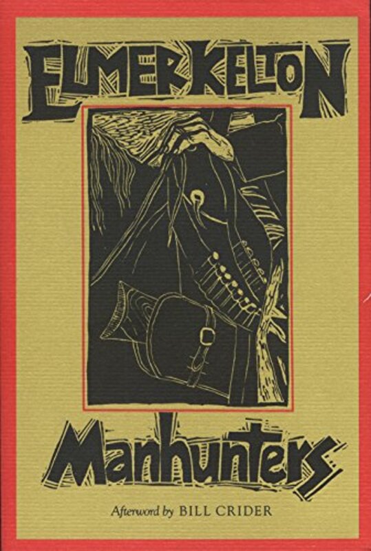 Book cover for "Manhunters" by Elmer Kelton