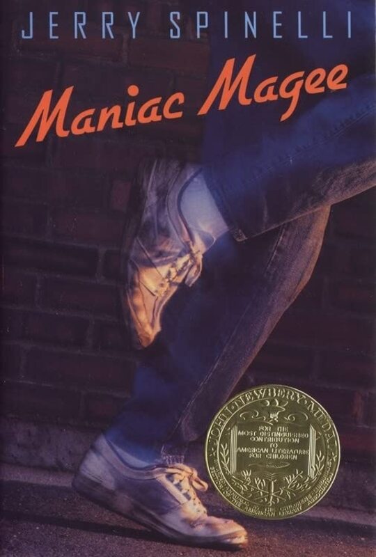 Book cover for "Maniac Magee" by Jerry Spinelli