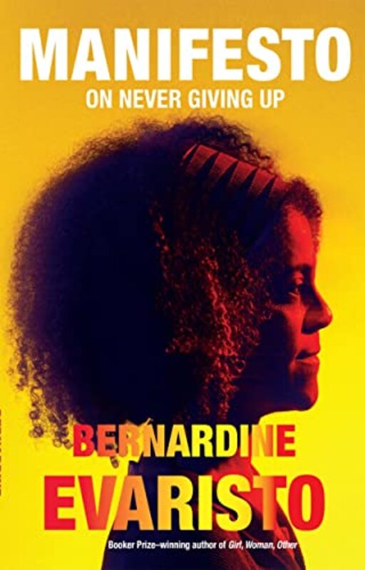 Book cover for "Manifesto" by Bernardine Evaristo